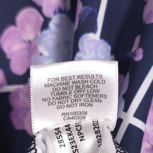 Peter Millar Birdie Sport Sweatshirt LARGE Floral Purple Golf Athletic UPF 50+ - Picture 10 of 10